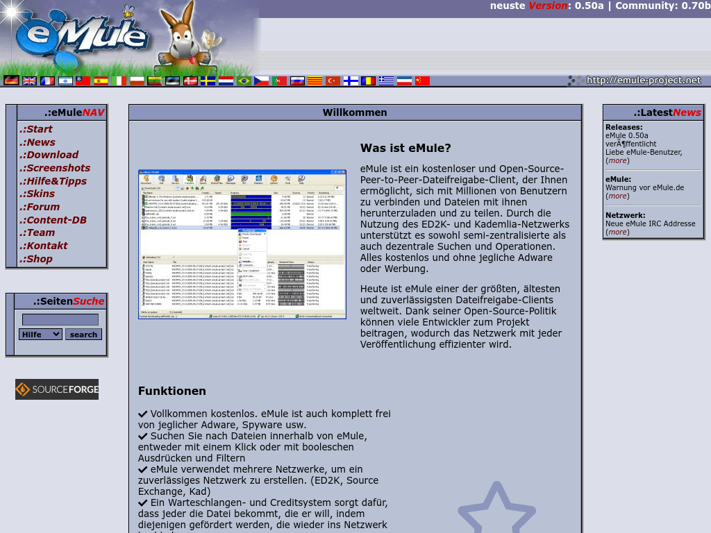 eMule-Project.net - Official eMule Homepage. Downloads, Help, Docu, News...