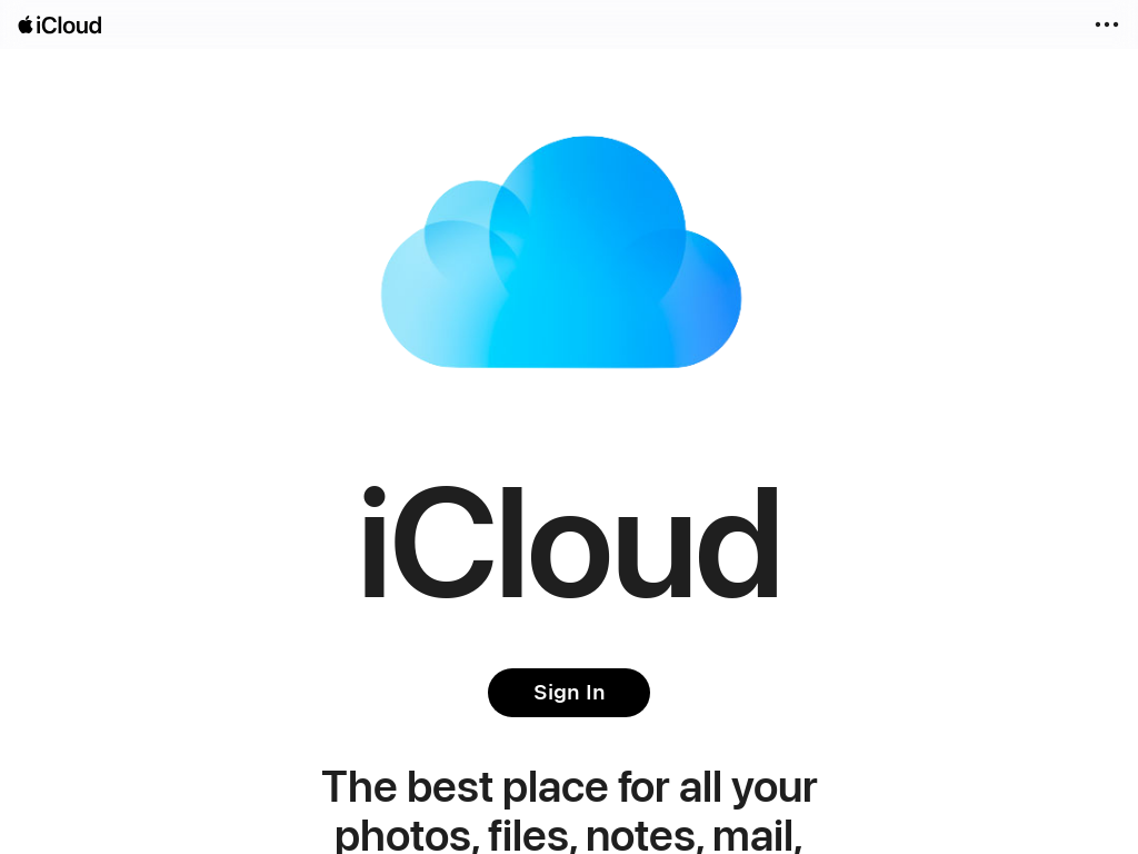 iCloud