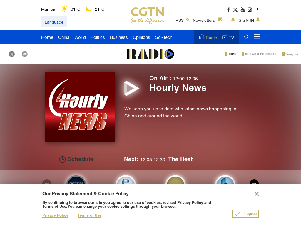 Live Radio, Shows & Podcasts | CGTN Radio