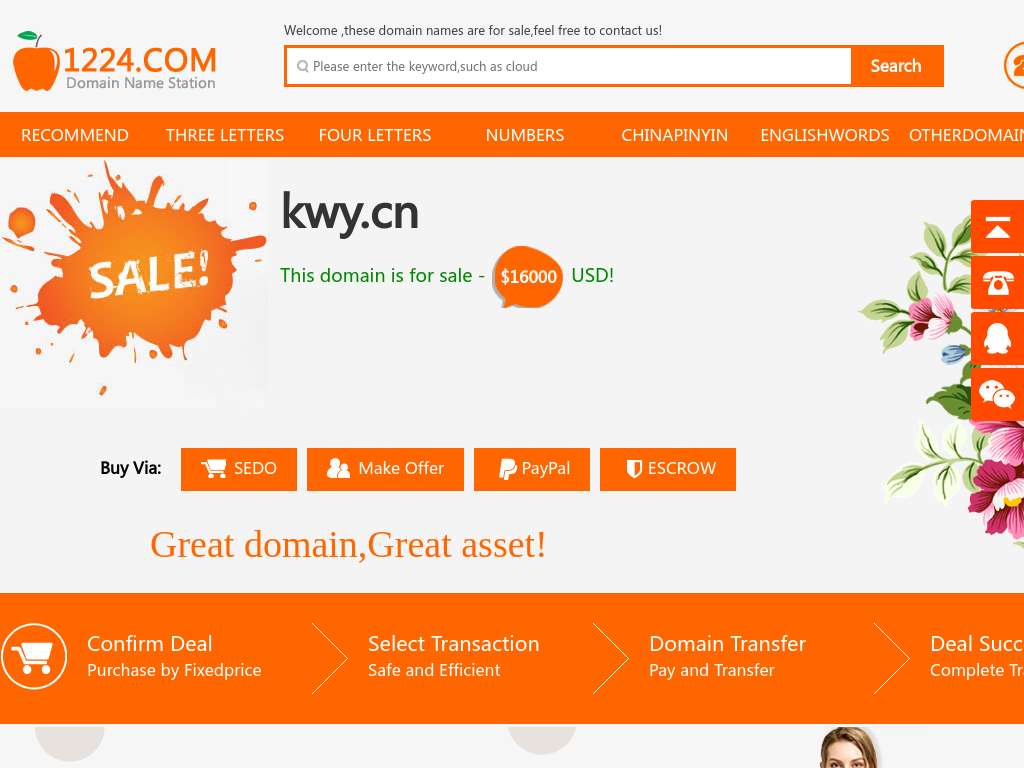 kwy.cn is for sale!