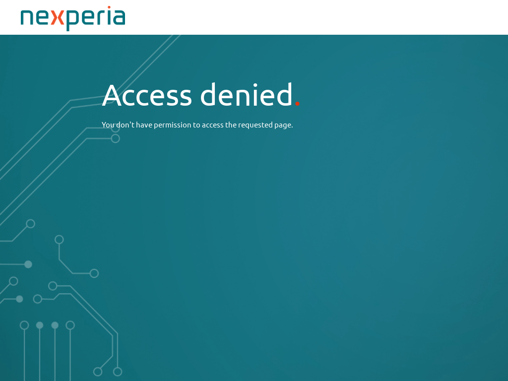 Access denied | Nexperia