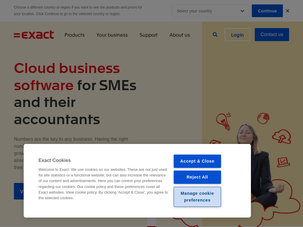 Exact business software for SMEs and their accountants