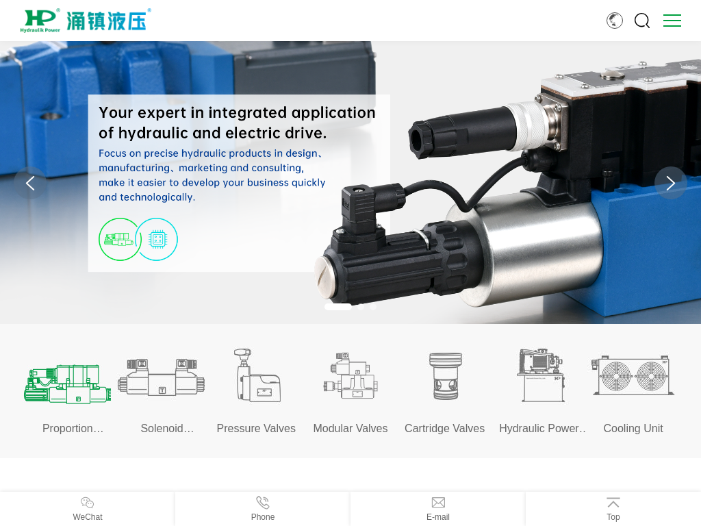 Hydraulik Power Co.,Ltd_Modular Valves,Logic Valves,Pressure Valves,Cooling Unit