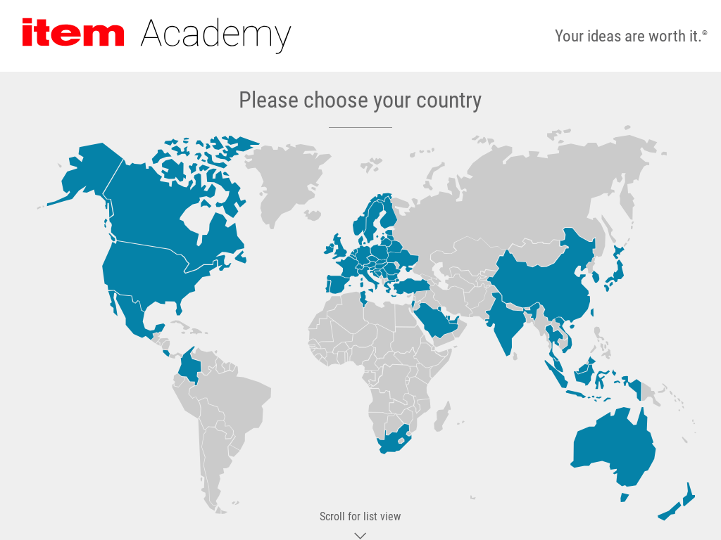 Content: EN - starting page: item Academy